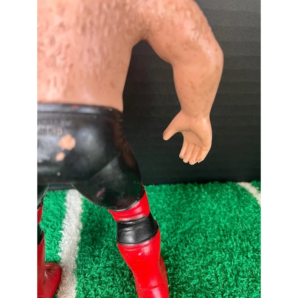 Vintage 1985 LJN WWF George The Animal Steele Wrestling Action Figure Rubber 8in